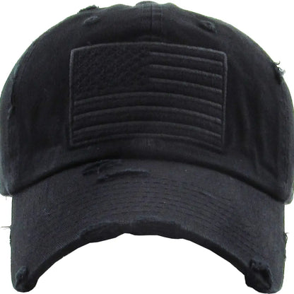 American Flag Vintage Hat