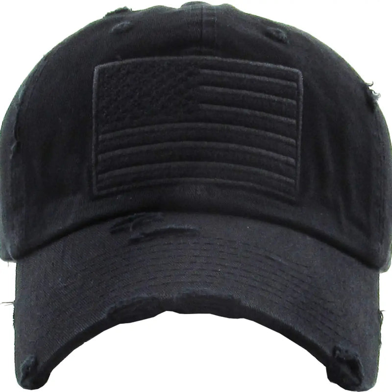 American Flag Vintage Hat