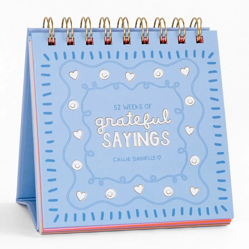 52 Weeks of Grateful Sayings - Desk Flip Calendar