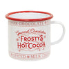 Frosty's Hot cocoa Enamel Mug