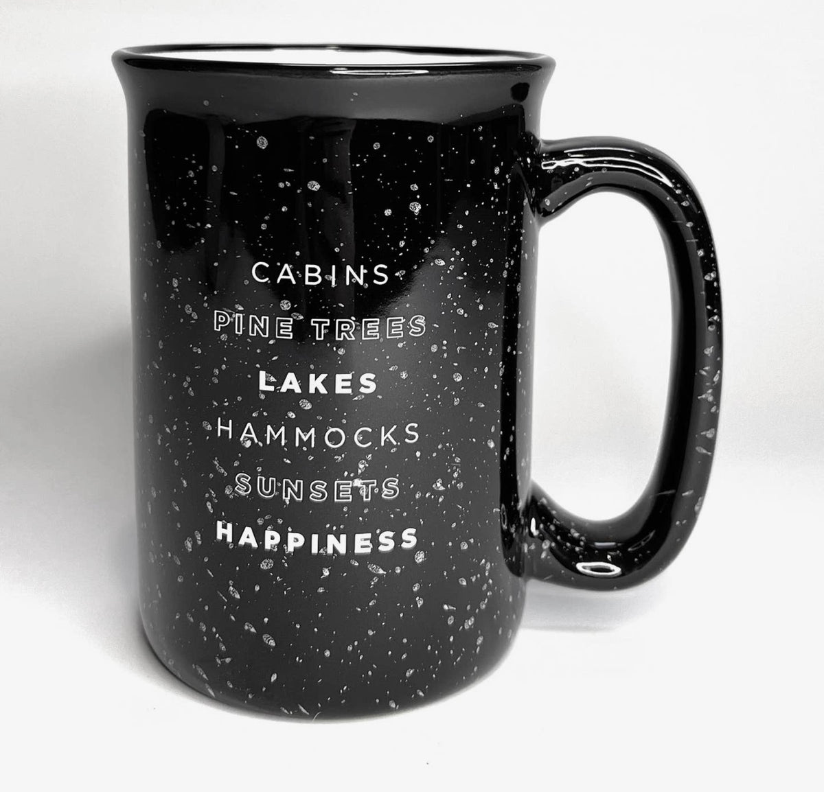 Cabin Lake Happiness Mug