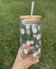 Daisy Glass Tumbler