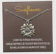 Silver Sunflower Necklace