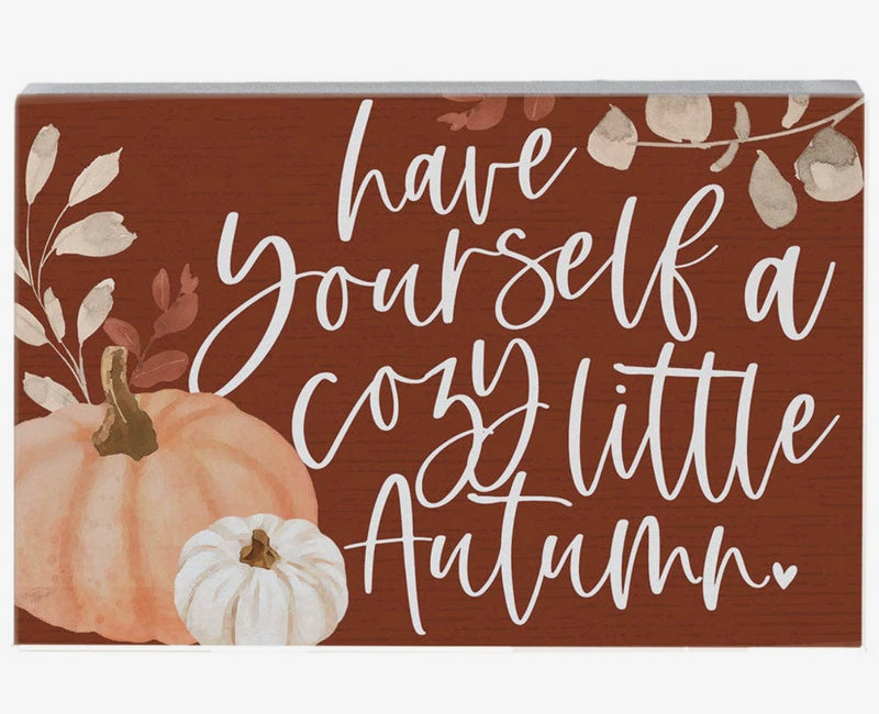 Block Sign - Cozy Little Autumn