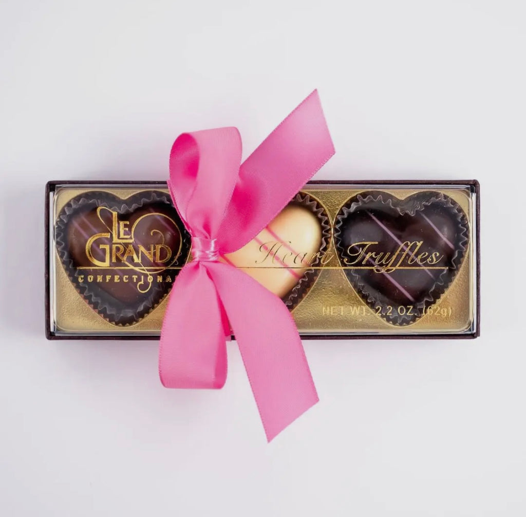 3-piece Chocolate Hearts Gift Box