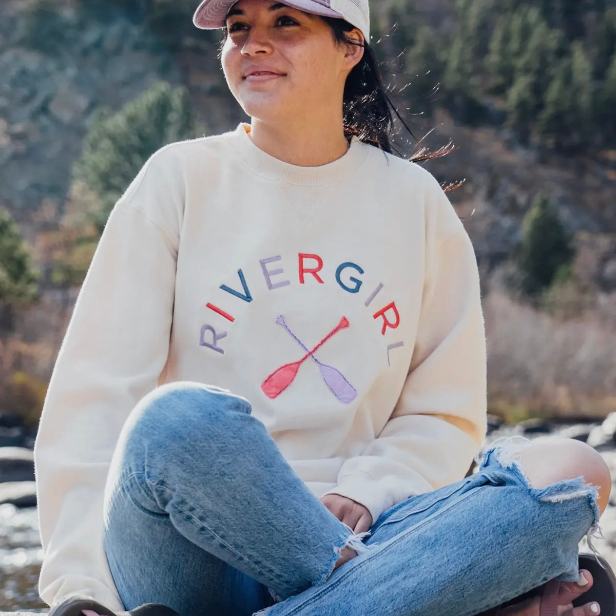Rivergirl Sanded Fleece Crew Neck