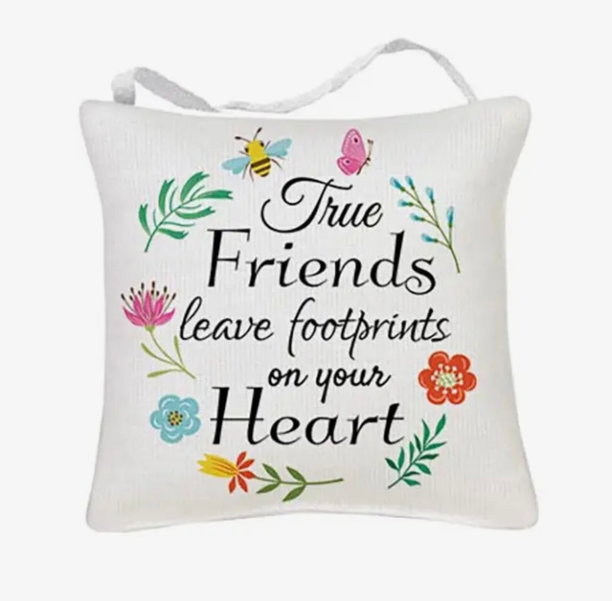Lavender scented sachet - True Friends Leave Footprints