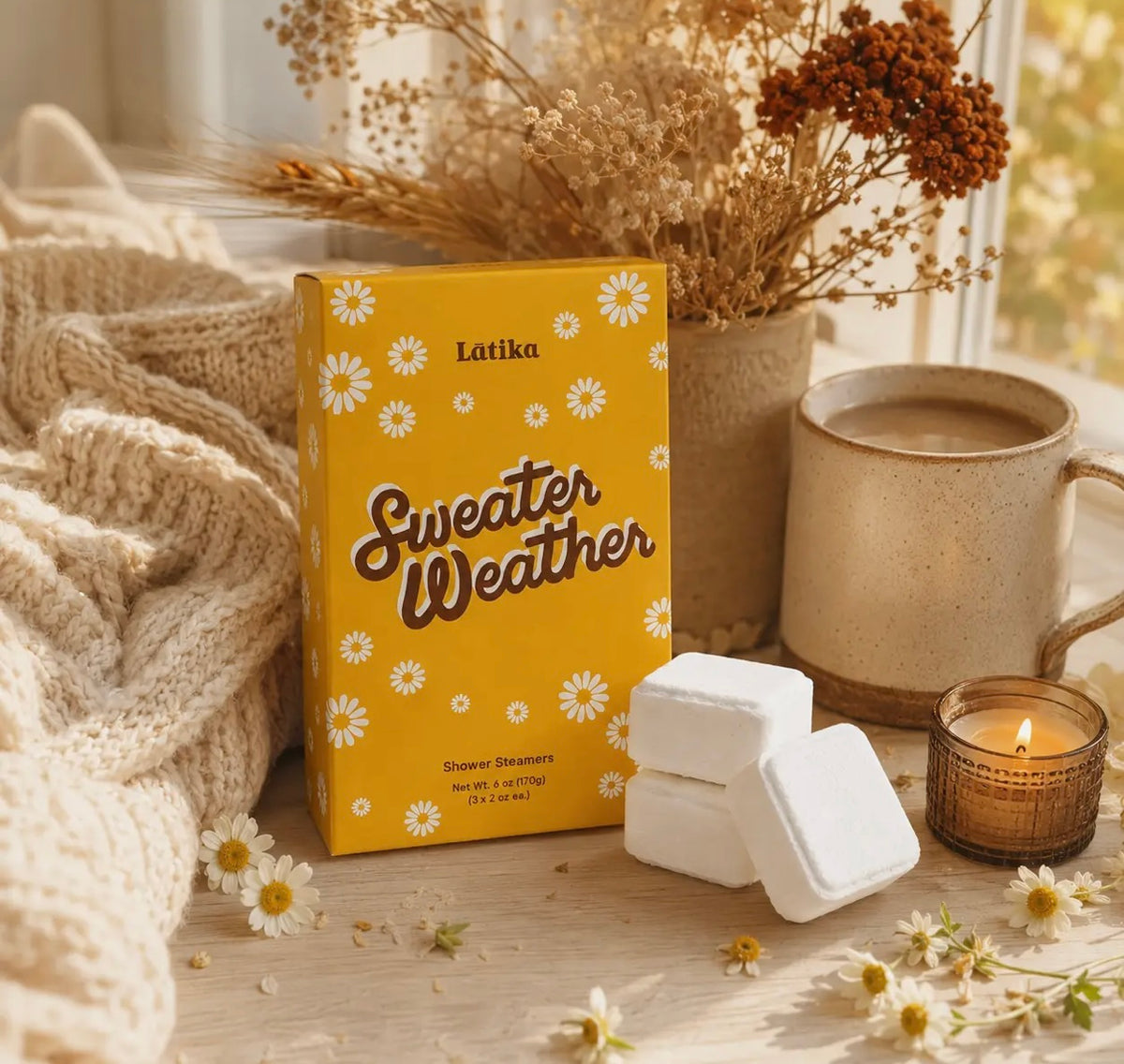 Fall Shower Steamers Gift Box - Sweater Weather