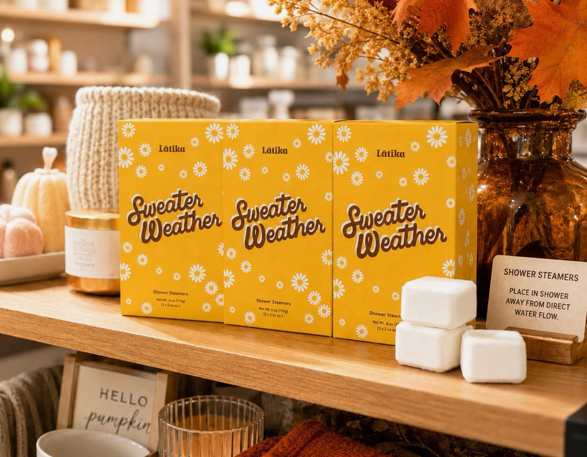 Fall Shower Steamers Gift Box - Sweater Weather