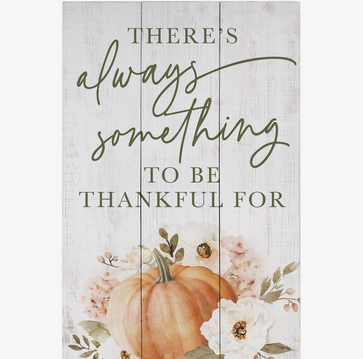 Rustic Pumpkin Pallet Sign - Thankful