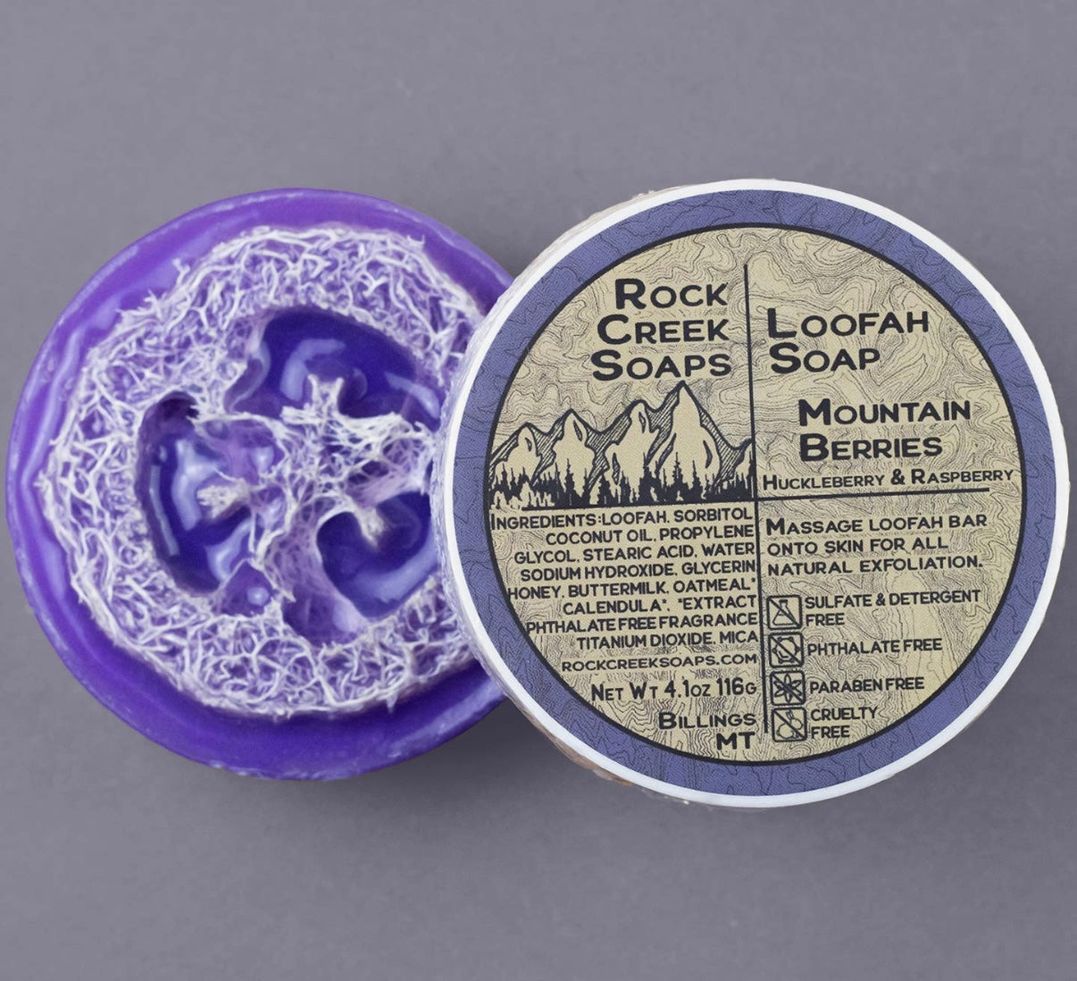 Mountain Berries Loofah Soap