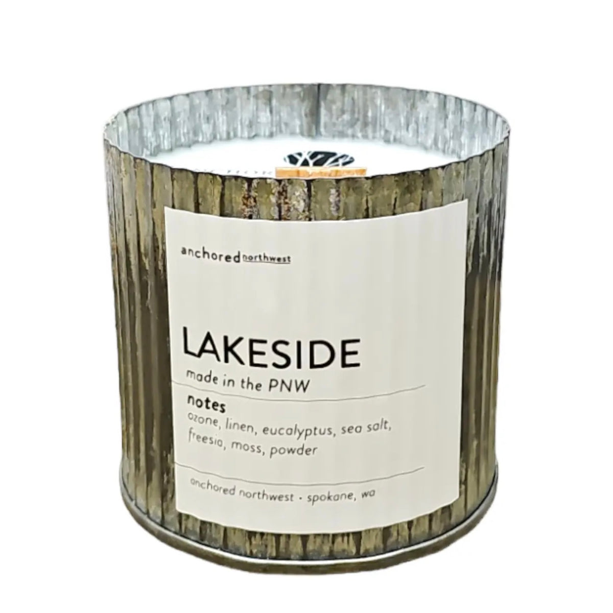 Lakeside Wood Wick Candle