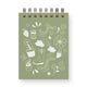 Jotter Mini Notebook - Garden