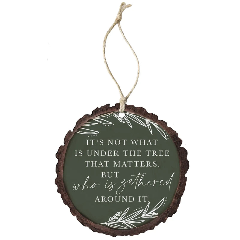 Christams Natural Timber Keepsake Ornament