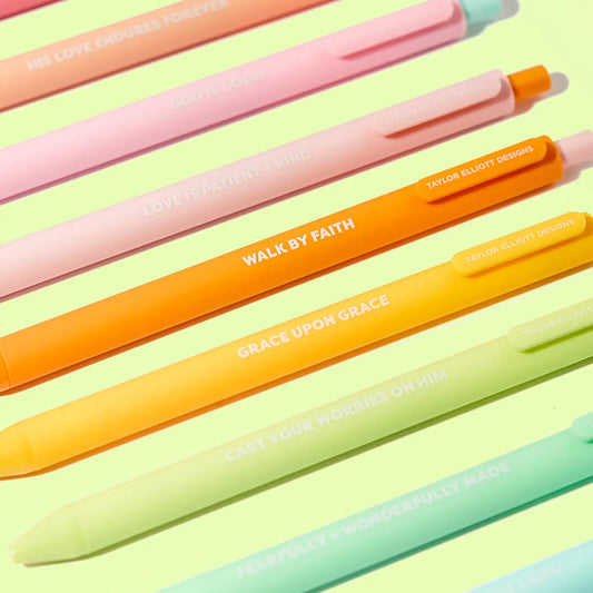 Motivational Gel Pen Set