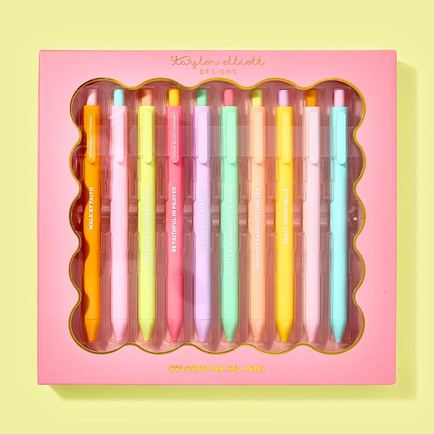 Motivational Gel Pen Set