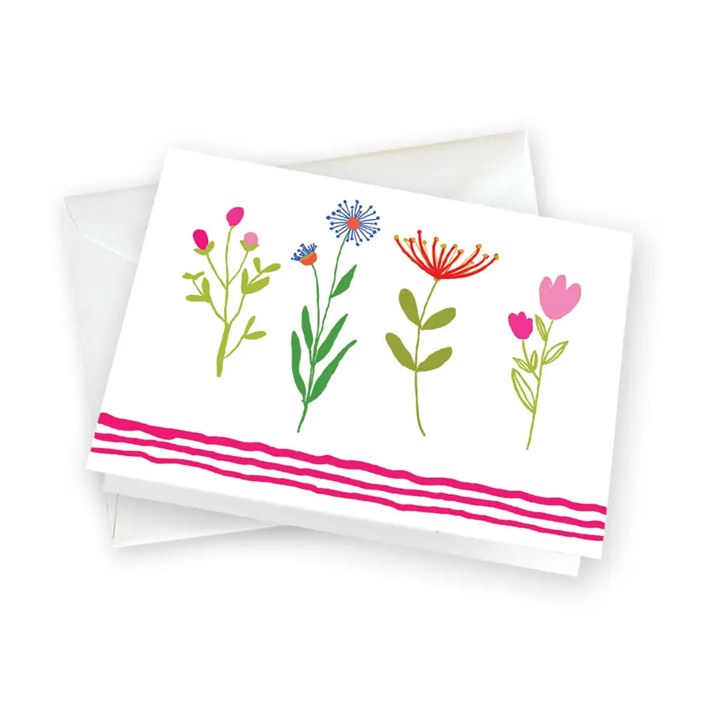 Mini Generic Floral Enclosure Card