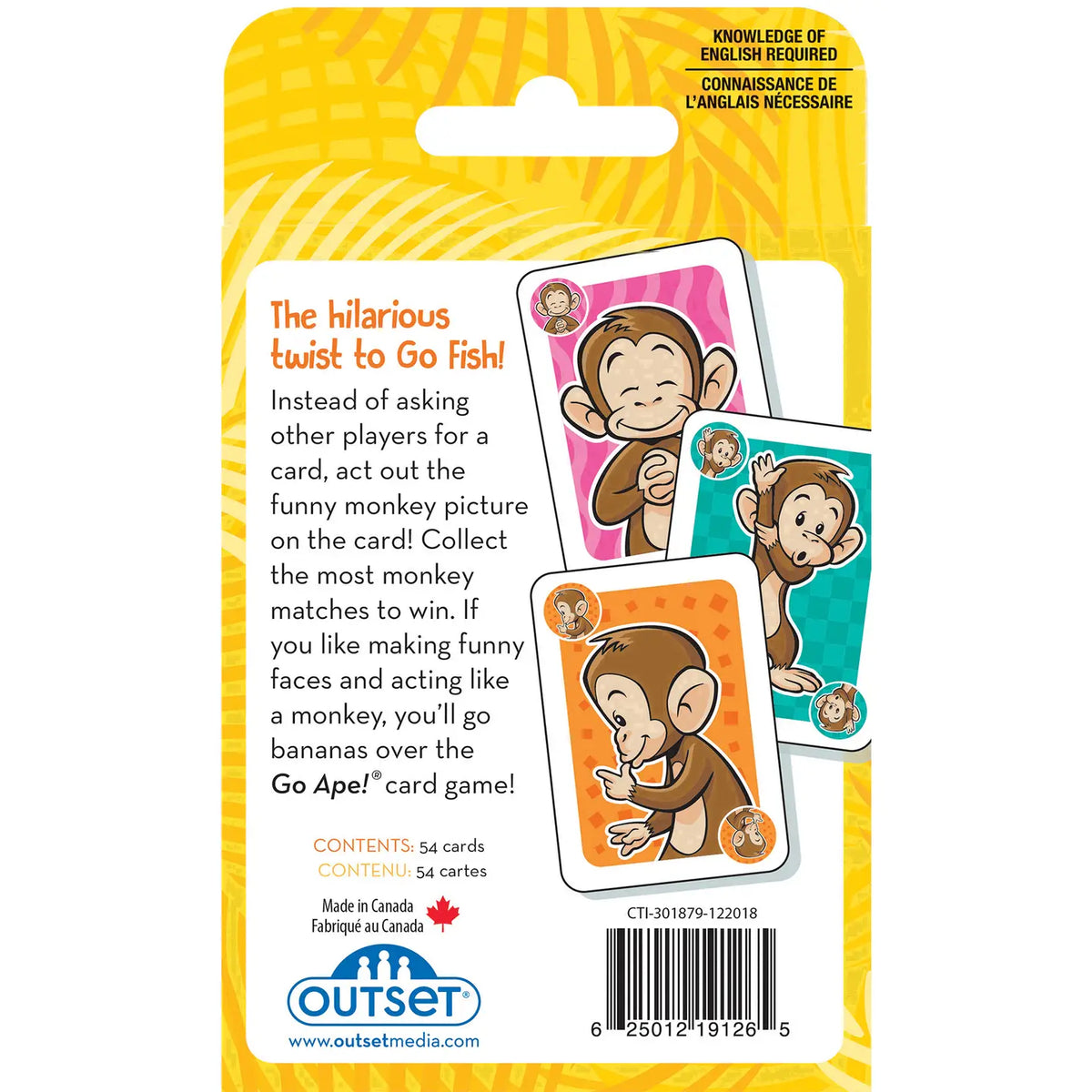 Go Ape Card Game