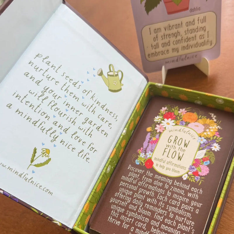 Grow with the Flow Affirmation Cards to Help You Bloom