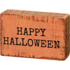 Mini block Sign - Happy Halloween