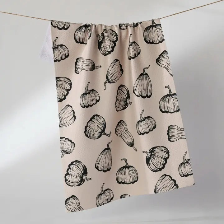 Geometry Fall Tea Towel