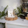 Lighted Winter House Figurine