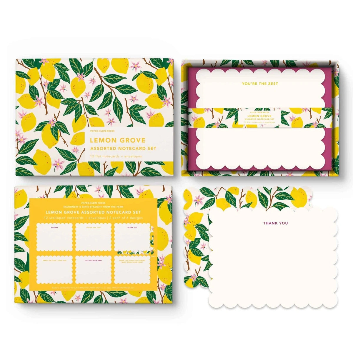 Lemon Grove Notecard Set