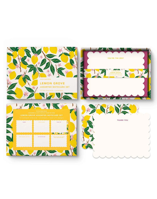 Lemon Grove Notecard Set