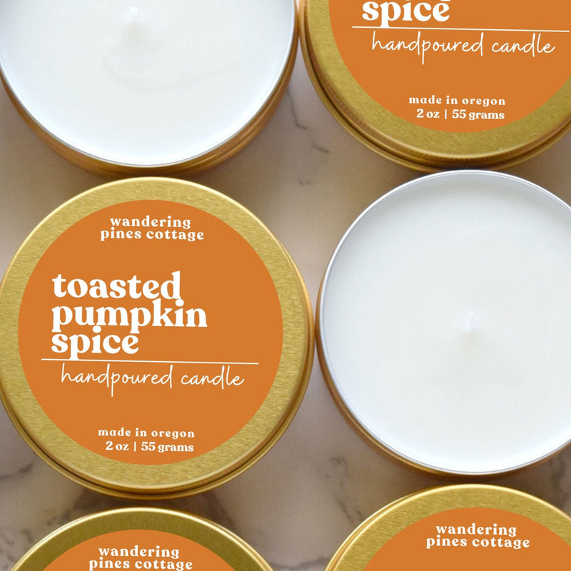 Mini Autumn Travel Tin Candle