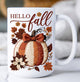 Hello Fall Pumpkin Mug