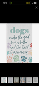 Block Sign - Dogs Good Times