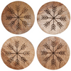 Snowflakes Coaster Set