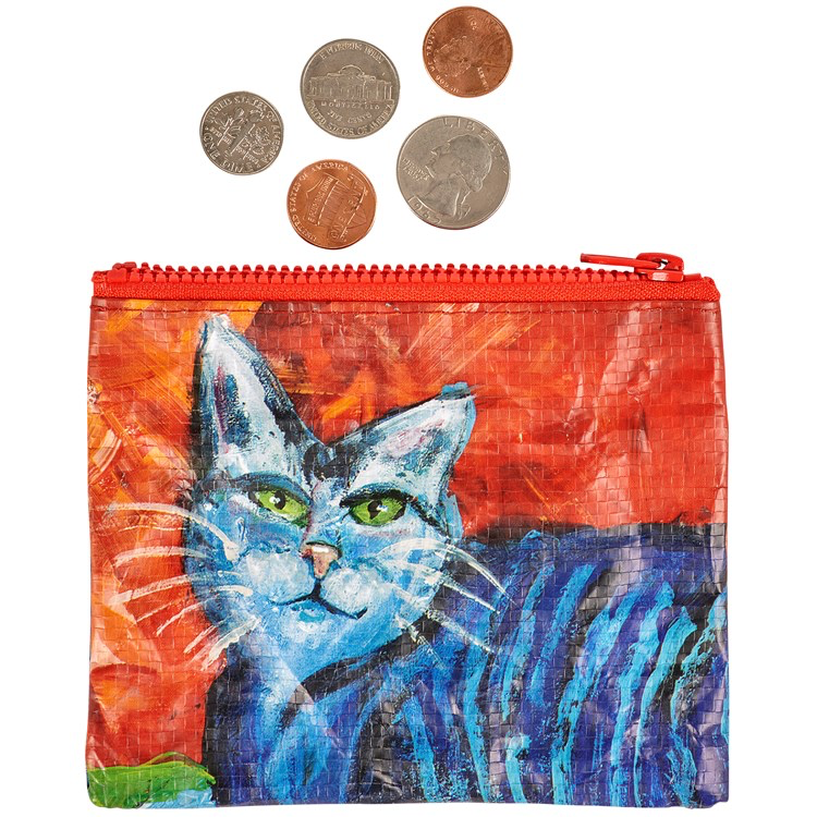 Zipper Wallet - Colorful Cat
