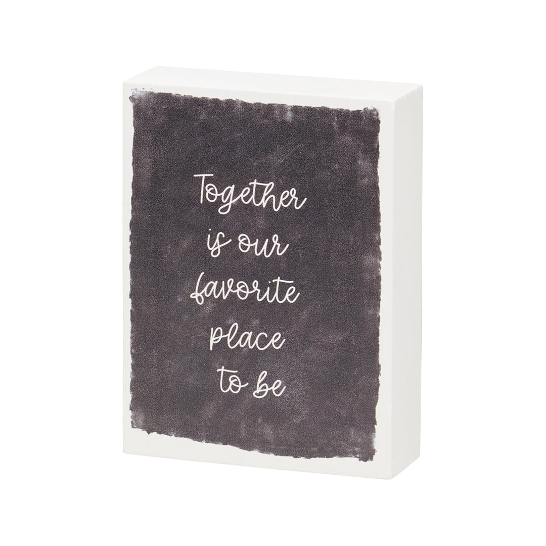 Block Sign - Favorite Place to Be