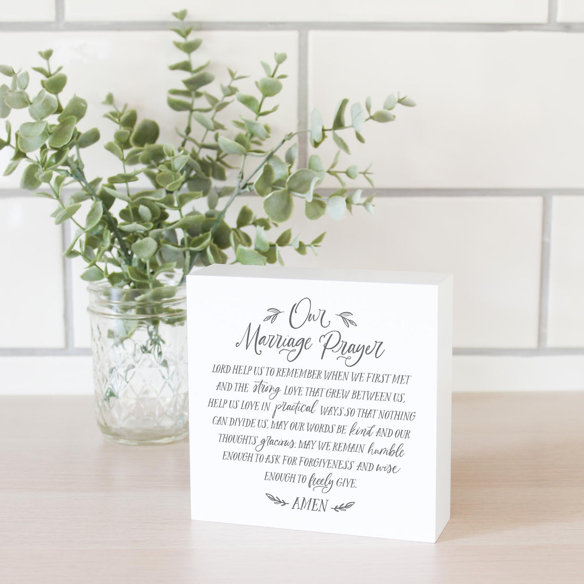 Sign - Marriage Prayer