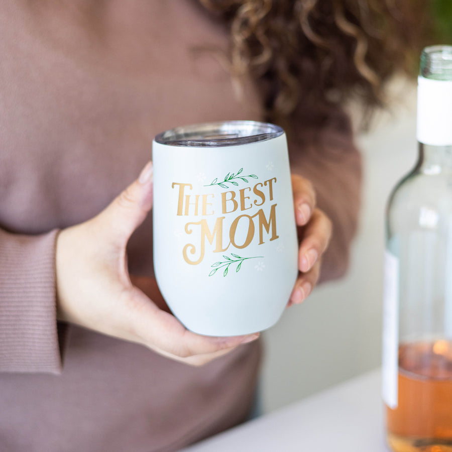 The Best Mom Wine Tumbler