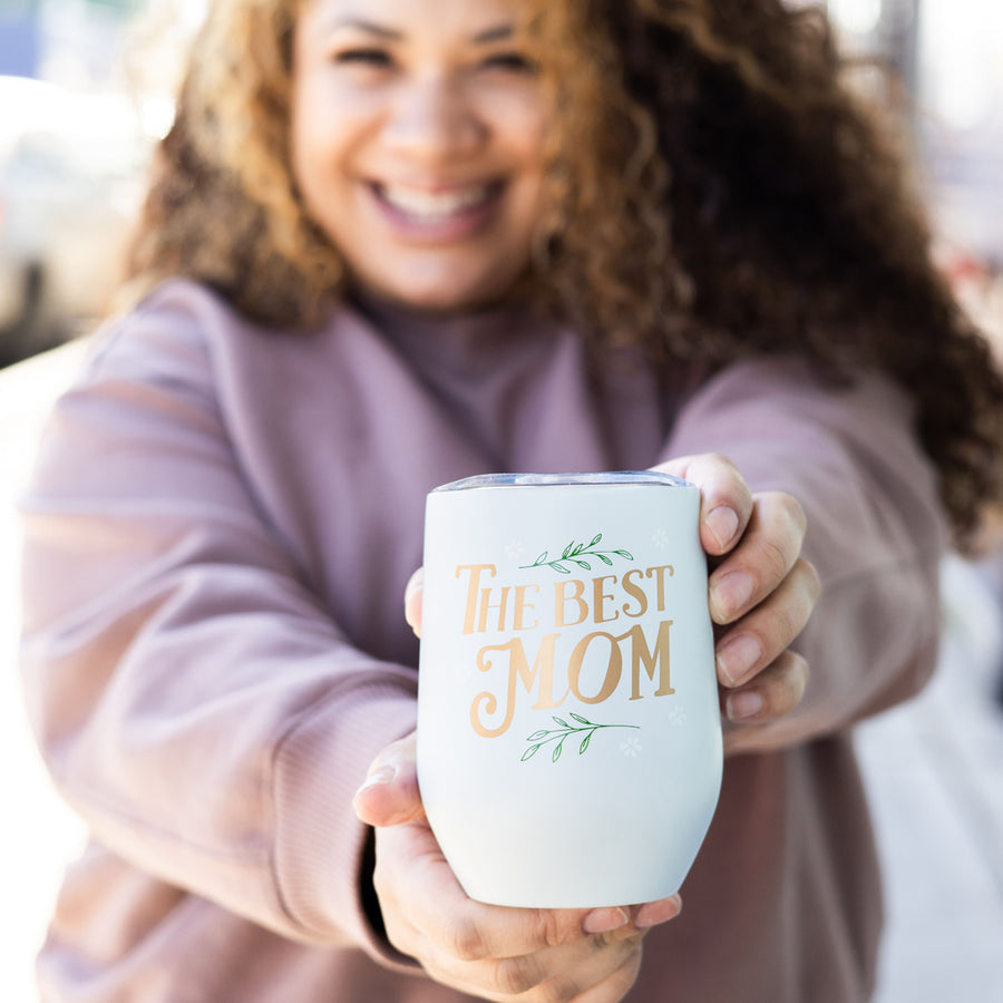 The Best Mom Wine Tumbler