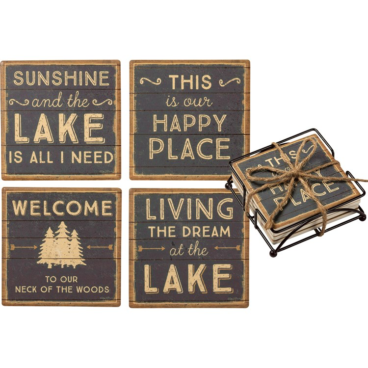 Lake Life Coaster Set