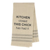 Kitchen Closed Waffle Weave Dishtowel