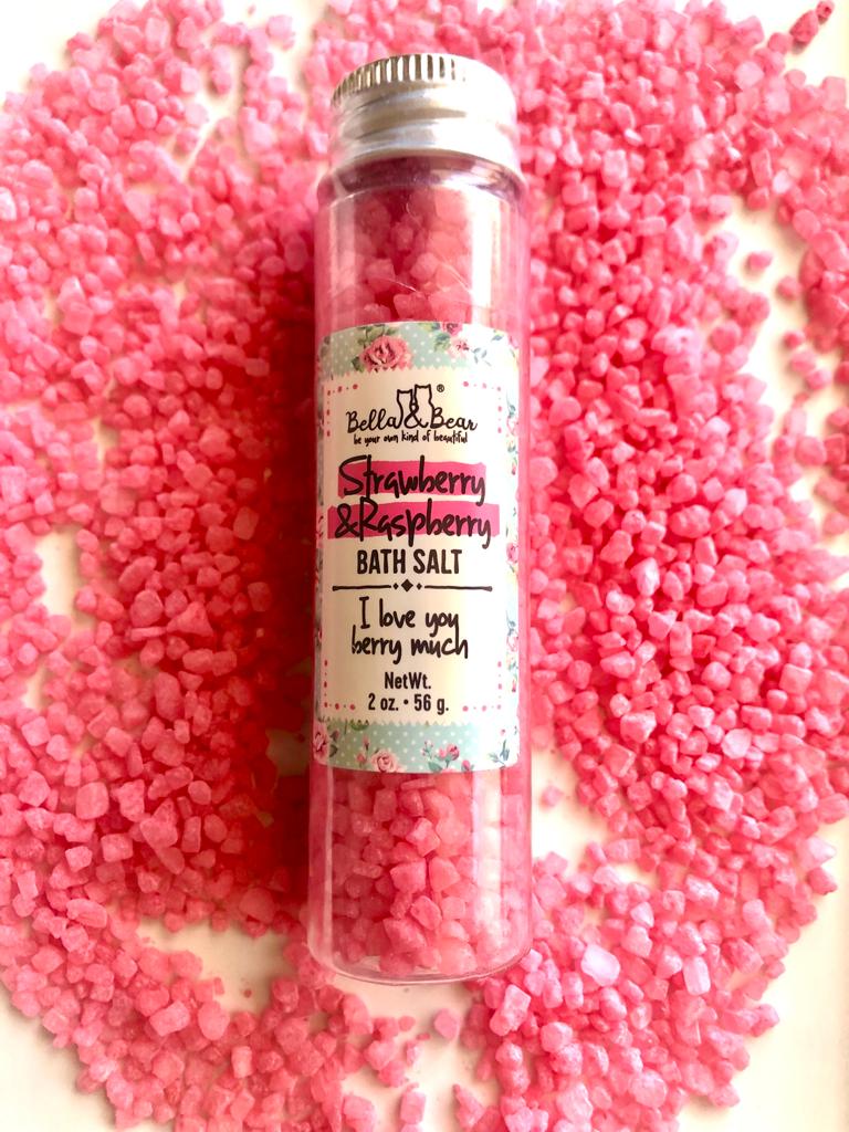 Strawberry and Raspberry Bath Salts