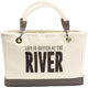 River Canvas Tote