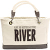 River Canvas Tote