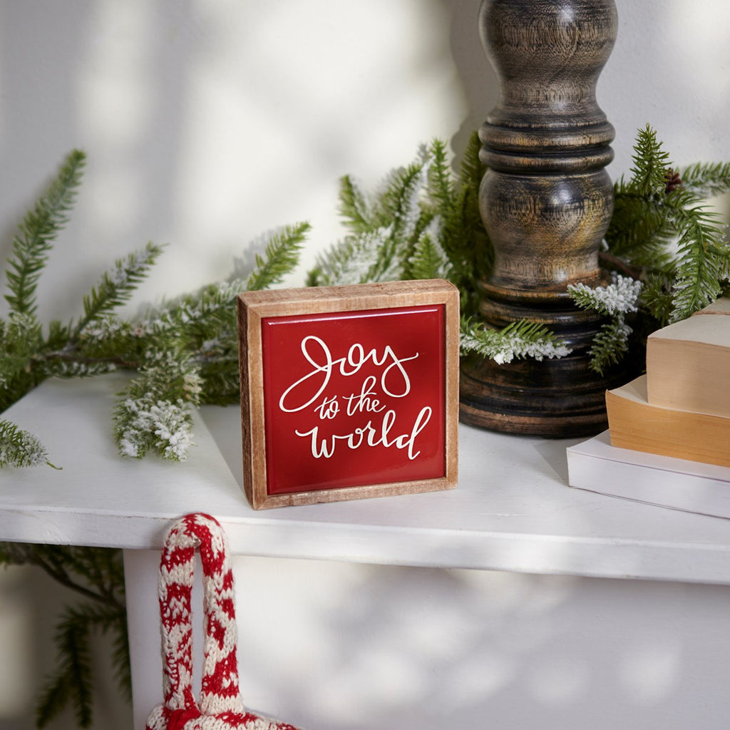 Mini Box Sign - Joy to the World