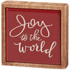 Mini Box Sign - Joy to the World