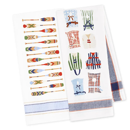 At the Lake Printed Floursack Dishtowel