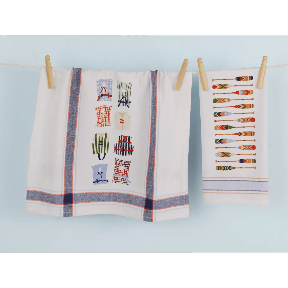 At the Lake Printed Floursack Dishtowel