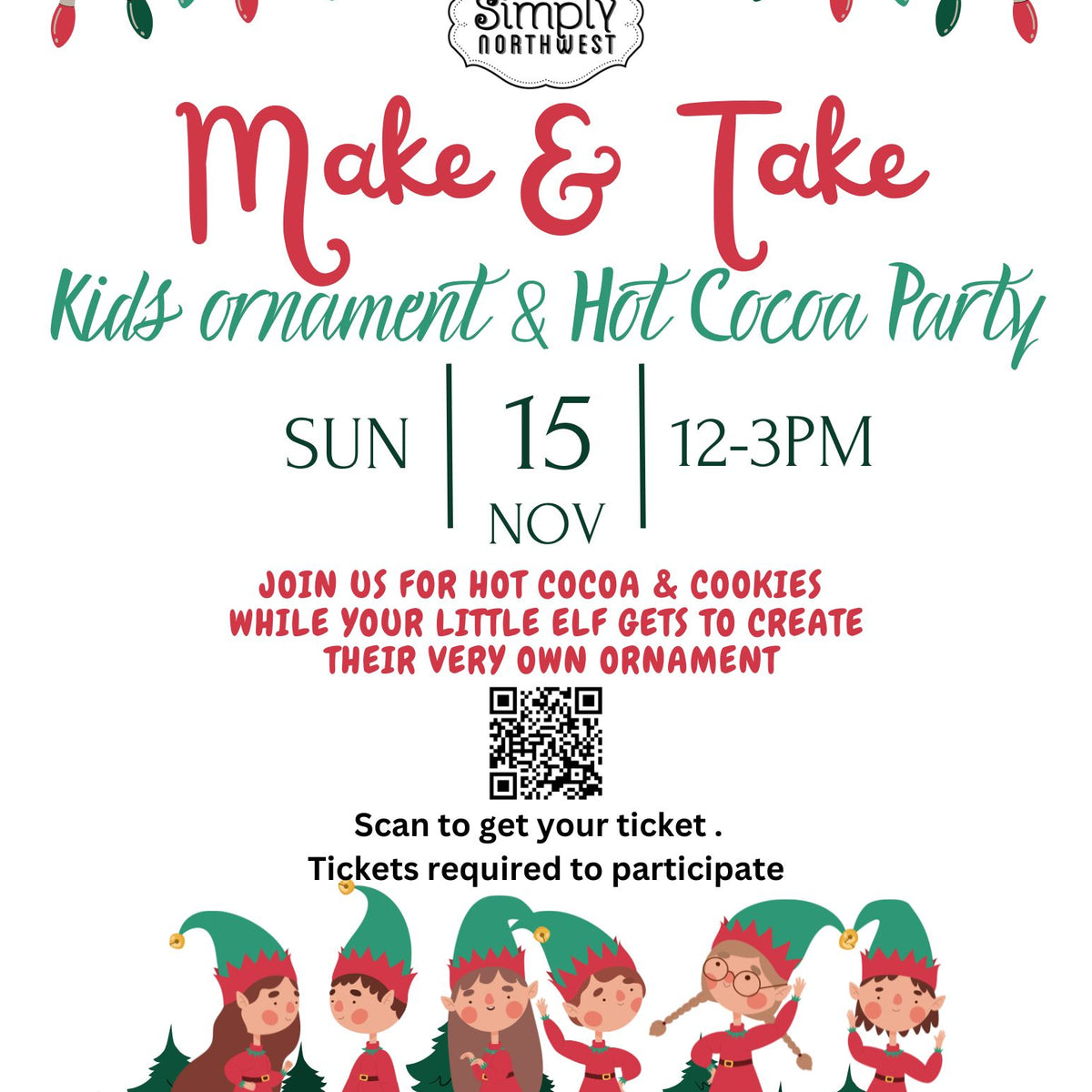 Make & Take Kids Hot Cocoa and Ornament Party - Sun. Nov. 15, 2026