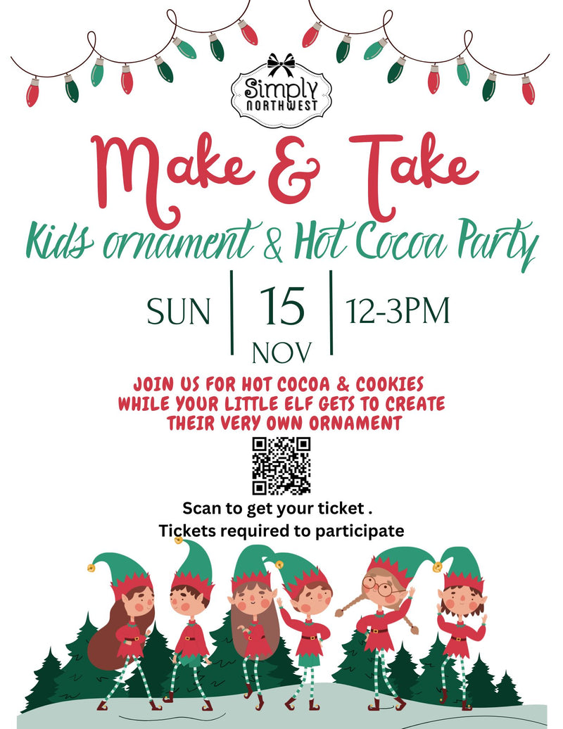 Make & Take Kids Hot Cocoa and Ornament Party - Sun. Nov. 15, 2026