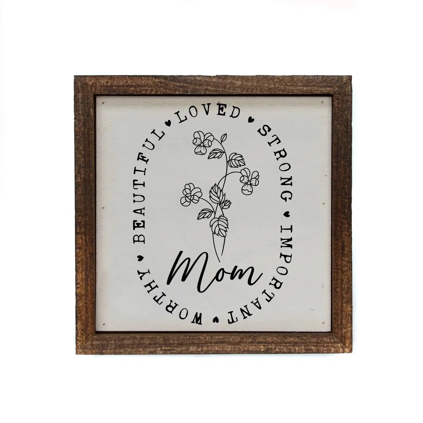 Mom Wooden Sign