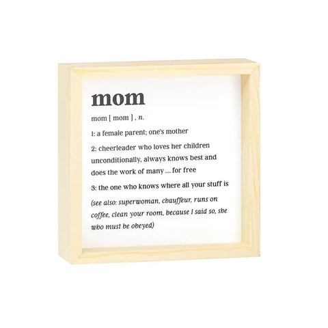 Aunt Like a Mom Hanging Sign